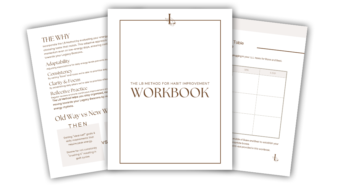 How to Get Unstuck, Stay Consistent, and Finally Become Who You’re Meant to Be - The LB Method for Habit Transformation